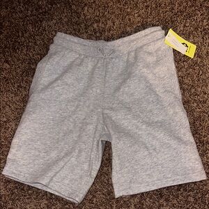 All in Motion Gray Athletic Shorts Elastic Waistband